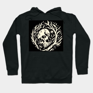 Skull in Plants Hoodie